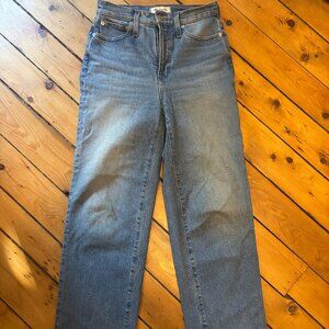 Madewell perfect vintage crop jean size 25